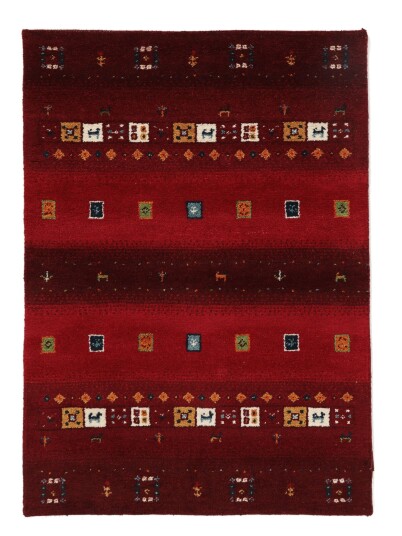 Håndknyttet. Opphav: India Gabbeh Indisk Fine Teppe 100x150