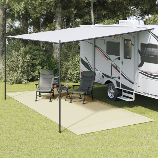 vidaXL Campingmatte kremhvit 6x2,5 m vidaXL Campingmatte kremhvit 6x2,5 m