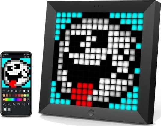 Divoom Pixoo, 16 X 16 Piksler, Led, 1:1, Bluetooth/Usb, Sort, Batteri, Usb