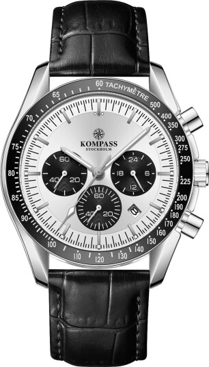 Kompass ChronoSpeed Silver Black