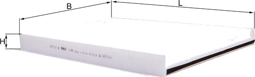 Kupefilter MAHLE LA 81