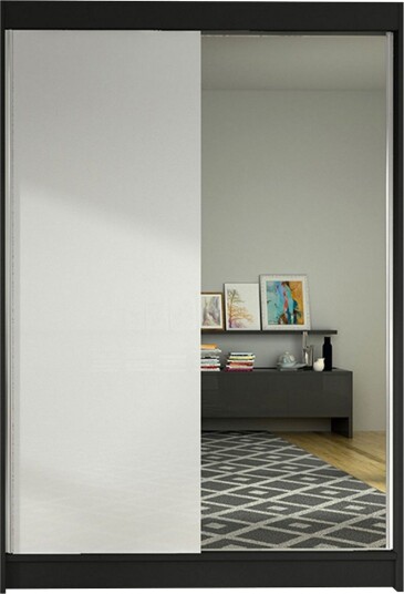 Garderobe Lino LED-belysning - Svart/Hvit