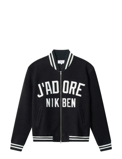 Nikben J"adore Texas Bomber Blk Black L Nikben J"adore Texas Bomber Blk Black L
