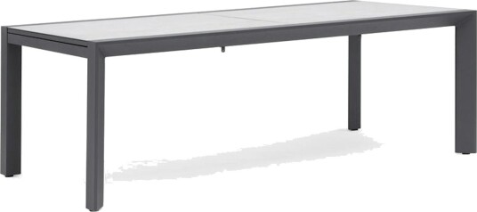 Hillerstorp Borgdala spisebord Kull aluminium/keramisk glass 220/340 x 107 cm Grå Hillerstorp Borgdala spisebord Kull aluminium/keramisk glass 220/340 x 107 cm Grå