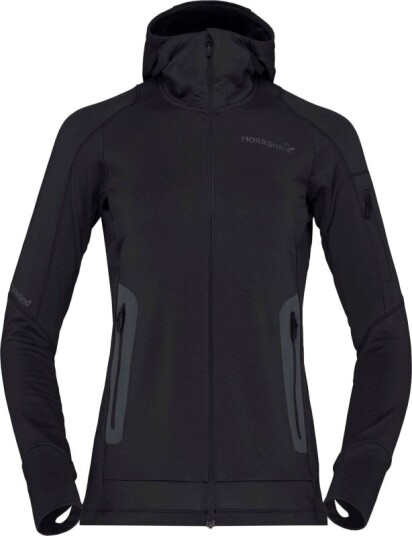 Norrøna Women's Falketind Power Grid Hood M , Caviar