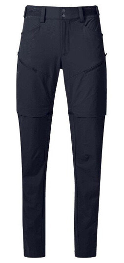 Bergans Convertible Zip-Off Softshell Pants Women Navy Blue