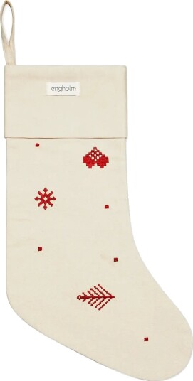 Engholm Textiles Julesok Julia Broderet Cream