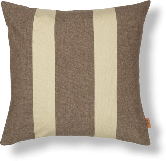 Ferm Living Strand outdoor putetrekk 50x50 cm Carob brown-parchment
