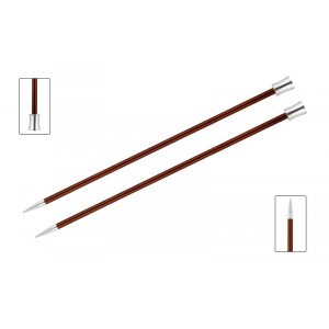 KnitPro Zing Strikkepinner / Genserpinner Aluminium 25cm 5,50mm / 9.8i