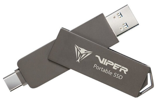 Patriot PVP30 Ekstern SSD 2TB USB 3.2 USB C Duo Compact