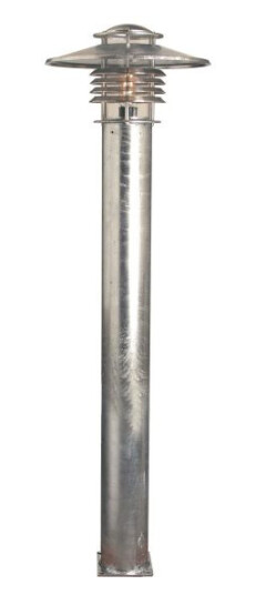 Westal Arnäs Pullert 1250 mm E27 med fotplate Galv/Sølv Belysning