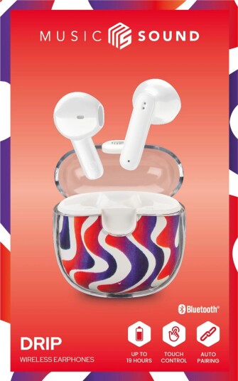 MusicSound Drip Trådløse Ørepropper - Waves