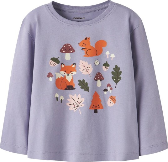 Name It Genser NmfVeen Arvestykke Lilac/Høst Name It 2 år (92) Genser Lilla