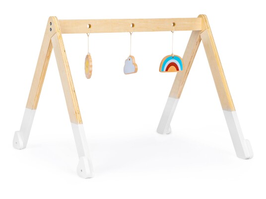 Trehjulpet gymnastikkstativ for barn med leker ECOTOYS Trehjulpet gymnastikkstativ for barn med leker ECOTOYS