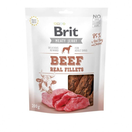 Brit Care Meaty Jerky Beef Fillets (200 G)