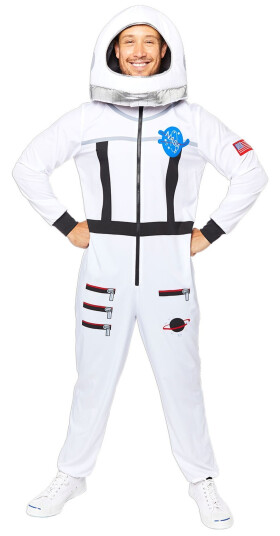 Amscan EU Astronaut Hvit Karnevalskostyme Large Amscan EU Astronaut Hvit Karnevalskostyme Large