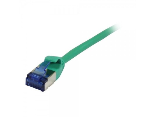 Patchkabel Rj45 Cat6a 500Mhz10m Grün Uftp Slimline Rund D38mm Tpesuperflex Awg32 Synergy 21
