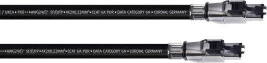 Cordial Cse Cat6a Rj 45 S Ftp Sf/Utp Ftp Utp Pur Sort 3 M Cordial Cse Cat6a Rj 45 S Ftp Sf/Utp Ftp Utp Pur Sort 3 M