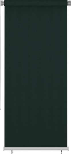 vidaXL Utendørs rullegardin 105 (B) x 230 (H) cm mørkegrønn HDPE