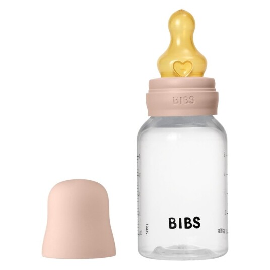 Bibs 150ml Tåteflaske Slow Flow i Blush - Designet for Bærekraft og Funksjonalitet