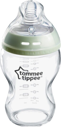 Tommee Tippee Natural Start Glassflaske 250ml Fra 0 mnd Grønn Tommee Tippee Natural Start Glassflaske 250ml Fra 0 mnd Grønn