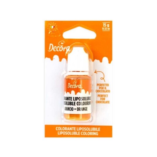 Decora Flytende Farge Oransje 15 Ml 