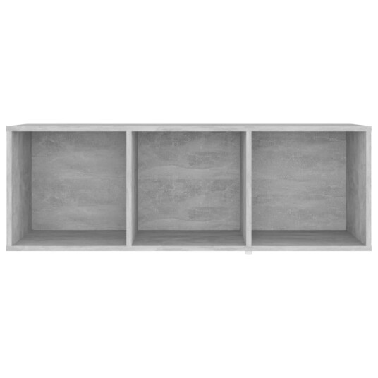 vidaXL TV-benker 2 stk betonggrå 107x35x37 cm sponplate