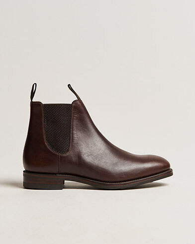 Loake 1880 Chatsworth Chelsea Boot Dk Brown Waxy Calf