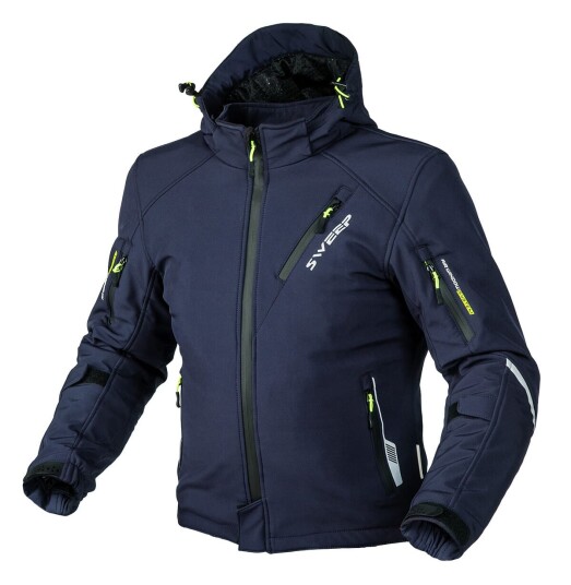 Sweep Breakout Softshell MC-Jacka Navy Blå Sweep Breakout Softshell MC-Jacka Navy Blå