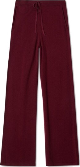 Lexington Clothing Knitted Lounge Pant   Burgundy   M