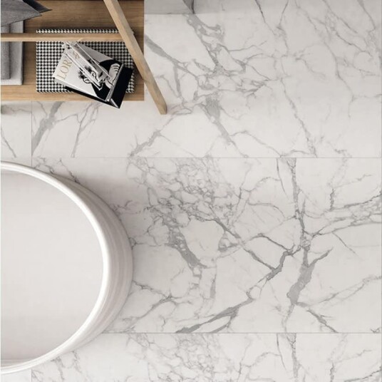 Ceramiche Keope Klinker Elements Lux Calacatta Hvit 30x60 cm Ceramiche Keope Klinker Elements Lux Calacatta Hvit 30x60 cm