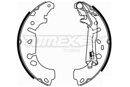 Bremsesko sett TOMEX Brakes TX 21 85