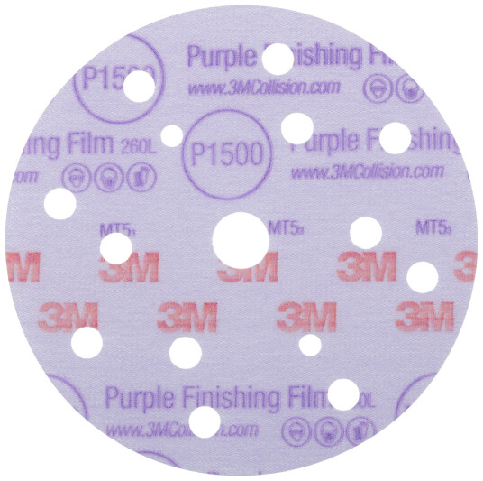 Sliperondell Hookit 260L+ 15 huller P1500 150 mm