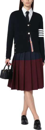 Thom Browne Dame Strikkevarer Blå XS,