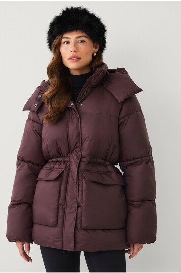 Áhkká Pufferjakke WR Warm Padded Puffer Jacket Brun Áhkká Pufferjakke WR Warm Padded Puffer Jacket Brun