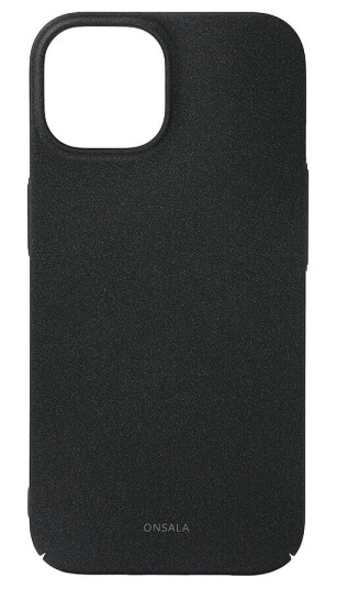 Onsala Ultraslim iPhone 15 Deksel Sand Burst Svart