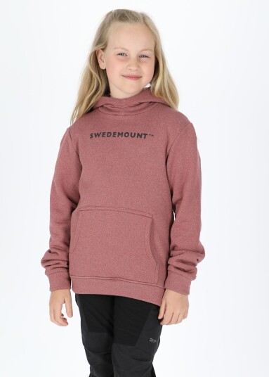 Swedemount Trondheim Stretch Hood Jr Dusty Rose Melange 160 Hoodies