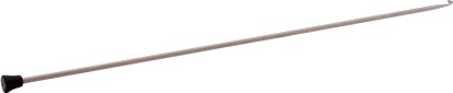 KnitPro Afgahn heklenål i aluminium 30 cm 4,50 mm for tunisisk hekling / hekling