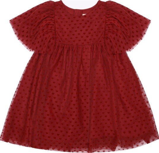 Hust and Claire Karoline Tulle Dress Rød 86