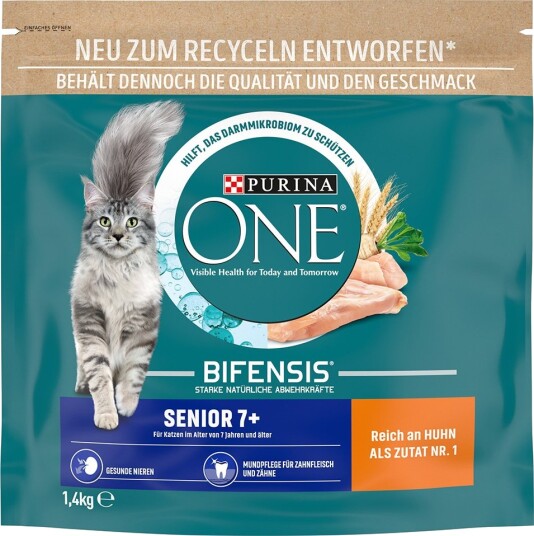 Purina One Tørrfôr Senior 7+ 1.4 kg