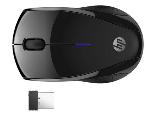 HP 220 Silent Trådløs Mus med Optisk Sensor - Svart