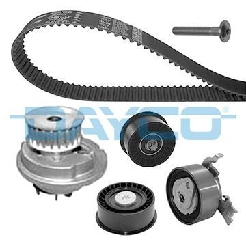 Vannpumpe + tannremmsett DAYCO KTBWP3610