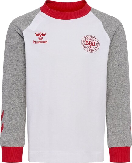 Hummel Genser   hmlMINI REG DBU   Hvit   Hummel   1½ år (86)   Genser Grå