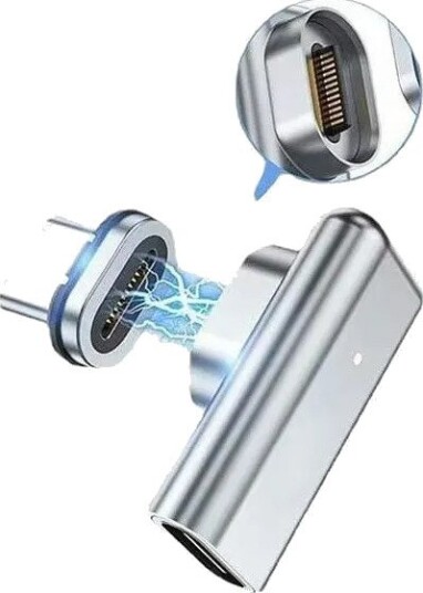 Adapter USB Beline BLNAM01 USB-C – magnetisk sølv