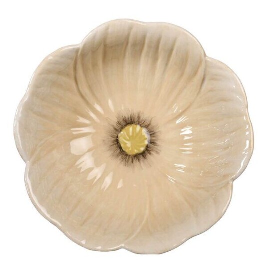 ByOn Poppy valmue skål M 18x6,5 cm beige ByOn Poppy valmue skål M 18x6,5 cm beige
