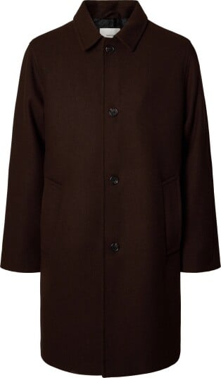 Selected Slmronnie Wool Blend Car Coat Noos DELICIOSO XL