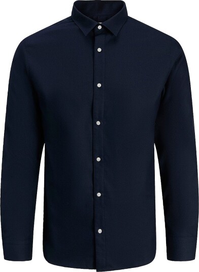 Jack & Jones Skjorte Jjejoe Structure Shirt L/S Blå