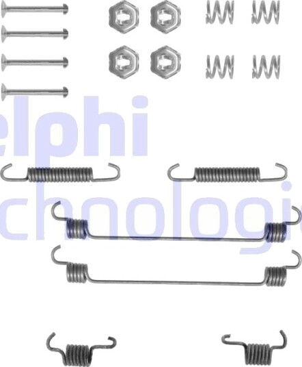 Tilbehørsett bremsesko DELPHI LY1112