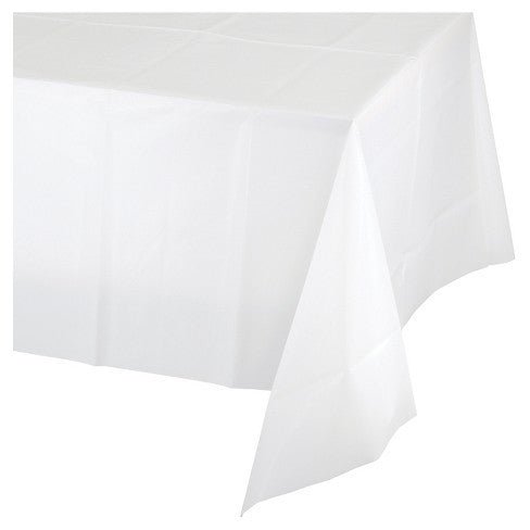 Hvit Plastduk 137x274cm Hvit Plastduk 137x274cm
