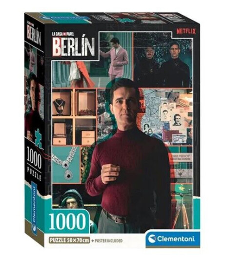 Clementoni Jigsaw Puzzle La Casa de Papel II 1000pcs. Gulv